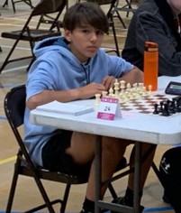 Winner of the Minor U1600 section Eldars Gulijevs from West Nottingham